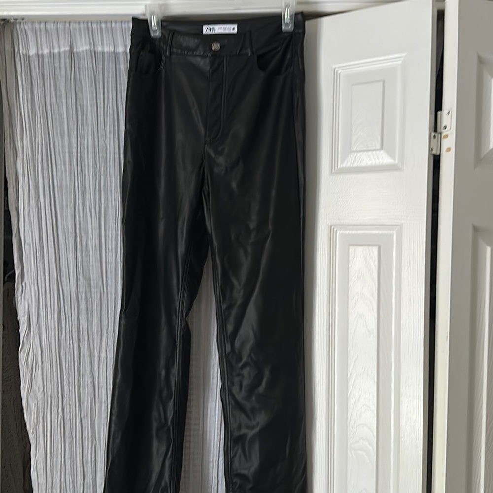Zara Vegan leather pants